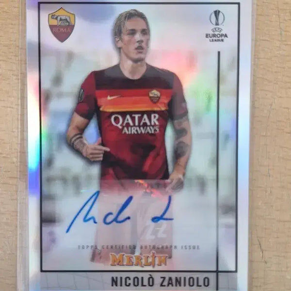 [BUNJANG] Topps Merlin Nicolo Zaniolo Autograph Card / 탑스멀린 니콜로 자니올로 오토