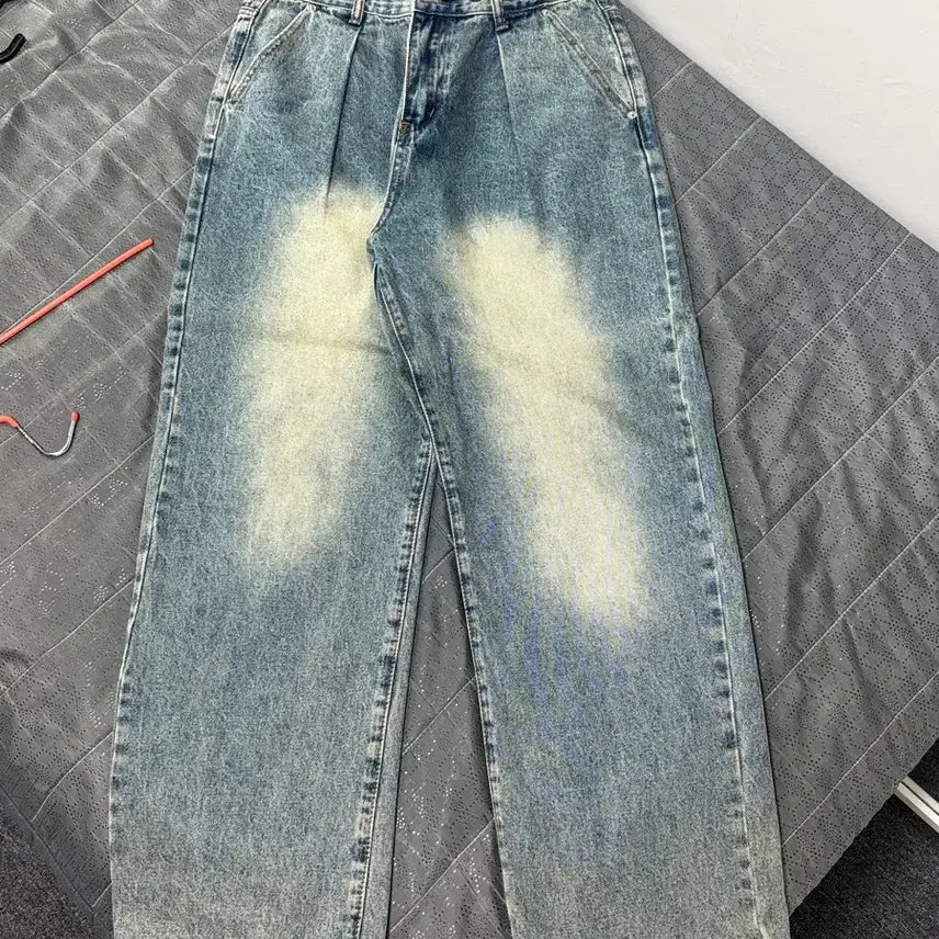 [BUNJANG] Trillion Vintage Washed Denim Pants / 트릴리온 빈티지 워싱 데님 팬츠