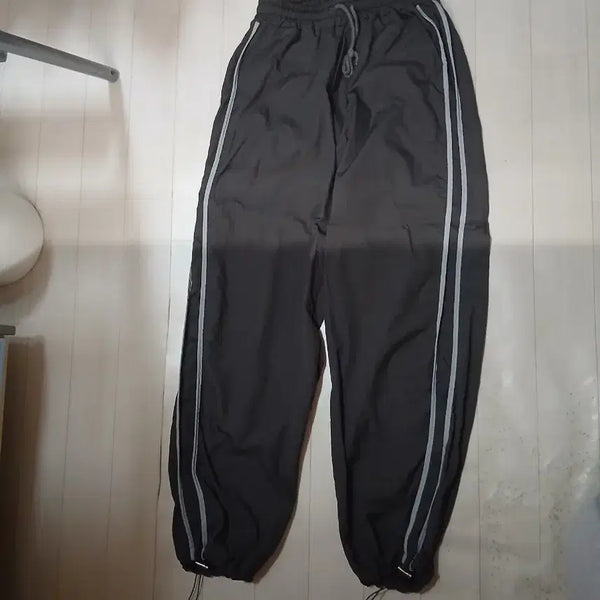 [BUNJANG] Black Wide Training Pants, Track Crop Top / 블랙 와이드 트레이닝 팬츠,트랙 크롭옷 팝니다