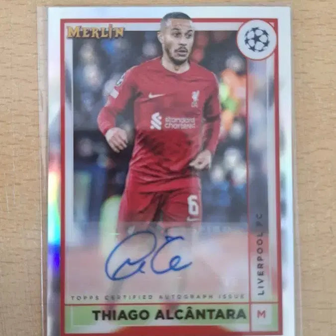 [BUNJANG] Topps Merlin Thiago Alcântara Autograph Card / 탑스멀린 티아고 알칸타라 오토