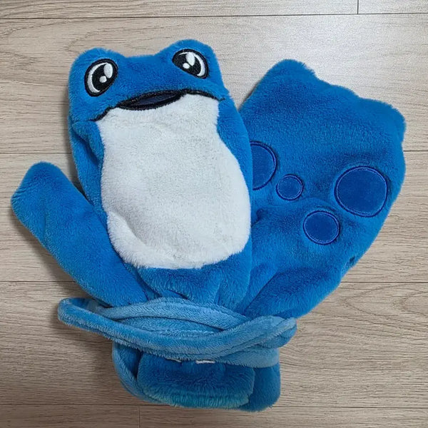 [BUNJANG] Jinro Frog "Du-kkoobee" Warm Mittens Gloves / (새상품) 진로 두꺼비 두껍상회 굿즈 벙어리 장갑
