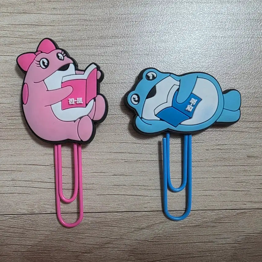 [BUNJANG] Jinro Toad Dukku Sanghoe Bookmark Book Clip Set / (새상품) 진로 두꺼비 두껍상회 굿즈 북마크 북클립 책갈피 세트