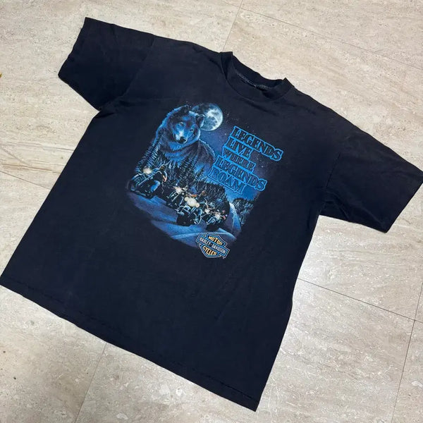 [BUNJANG] Harley-Davidson Vintage Legend Rome Short Sleeve T-Shirt XL / [XL] 할리데이비슨 빈티지 레전드 롬 반팔티 판매합니다