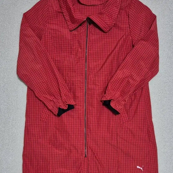 [BUNJANG] Puma Check Windbreaker Coat / PUMA 푸마 체크 바람막이 코트