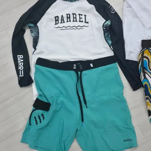 [BUNJANG] Barrel Men's Rash Guard Set L / 배럴 래쉬가드 set  남성L