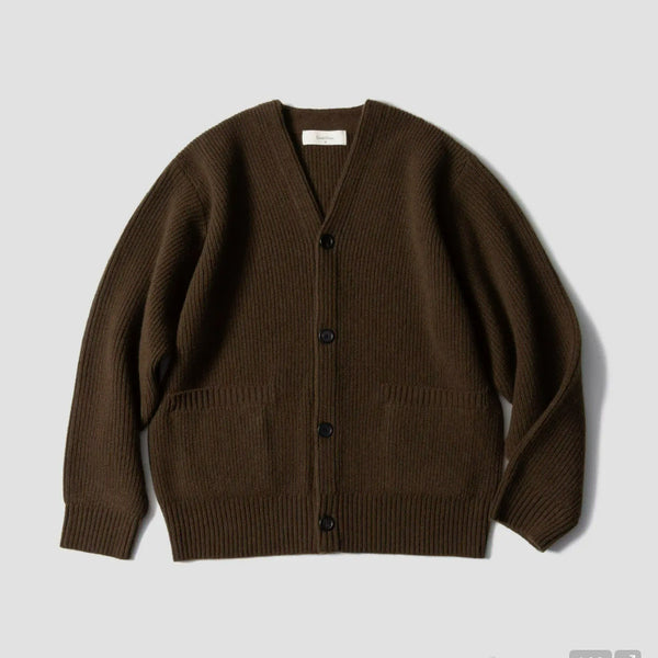 [BUNJANG] Firstfloor V-Neck Cardigan Copper Brown / 50)퍼스트플로어 브이 넥 카디건 / 코퍼 브라운 판매