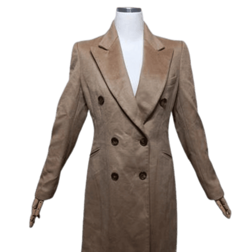 [BUNJANG] TIME 100% Cashmere Double-Breasted Wool Coat / 타임 캐시미어100 정품 이태리원단 여성 더블 여자모직코트자켓82-94