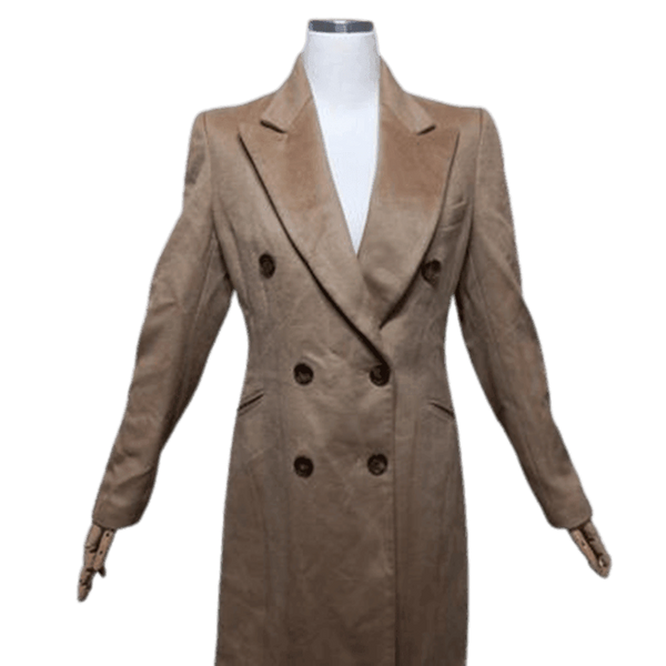[BUNJANG] TIME 100% Cashmere Double-Breasted Wool Coat / 타임 캐시미어100 정품 이태리원단 여성 더블 여자모직코트자켓82-94