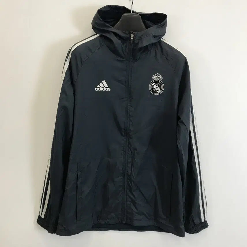 [BUNJANG] Adidas Real Madrid Windbreaker Jacket L / 아디다스 레알마드리드 바람막이 자켓 [L]