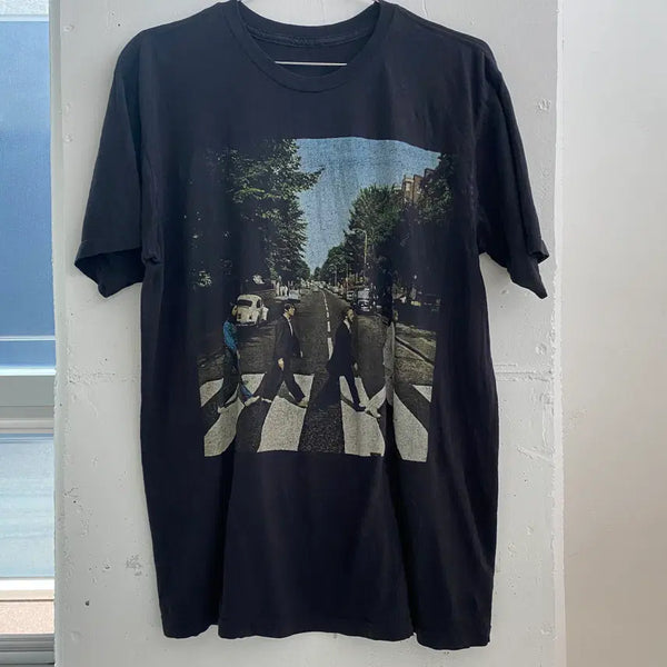 [BUNJANG] Beatles Abbey Road Band T-Shirt / (M) 비틀즈 애비로드 밴드 반팔 티셔츠