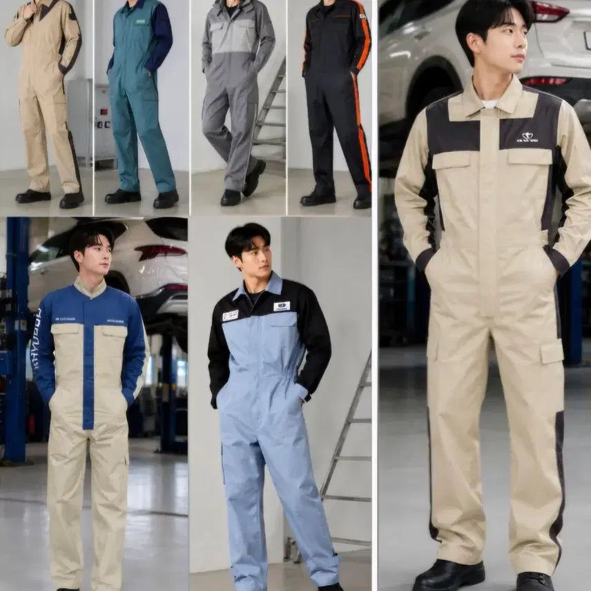 [BUNJANG] Suzuki Style Work Jumpsuit (Bundle of 50) / 정비복(50벌)작업복 점프슈트 스즈끼복