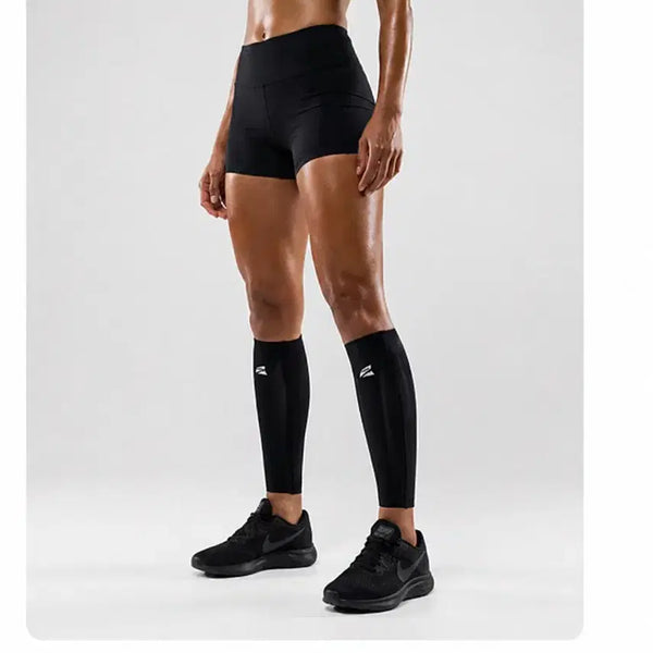 [BUNJANG] Enerskin E75 Compression Calf Sleeve Set [Black] - Unisex / 에너스킨 E75 컴프레션 카프 슬리브 세트 [블랙] - 공용
