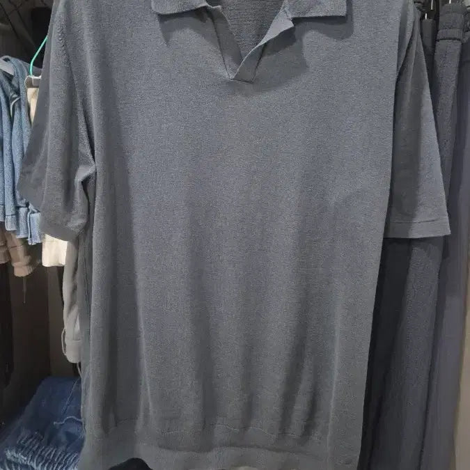 [BUNJANG] Time Homme 23SS Short-Sleeve Polo Shirt / 타임옴므 23ss 반팔카라