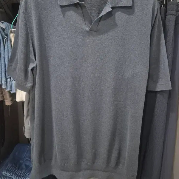 [BUNJANG] Time Homme 23SS Short-Sleeve Polo Shirt / 타임옴므 23ss 반팔카라