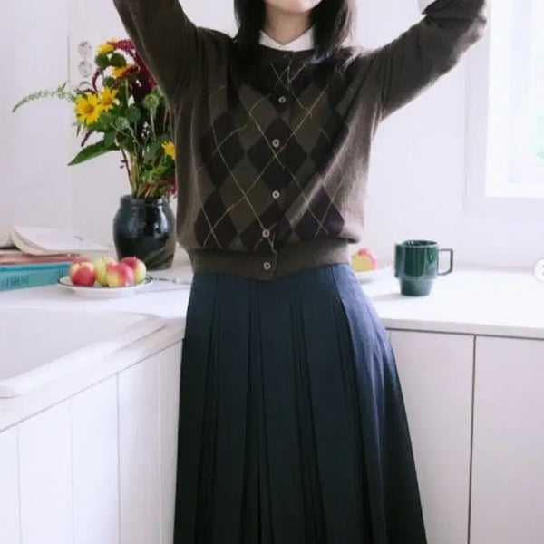 [BUNJANG] Beanpole Ladies 25FW Ash Modified Pleated Skirt / 새상품) 25FW 빈폴레이디스 변형 플리츠 스커트 애쉬 26