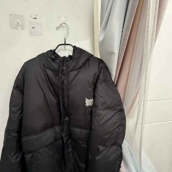 [BUNJANG] Brownbreath Tag Light Padding Hooded Jacket / 브라운브레스 태그 라이트 패딩 후드 자켓