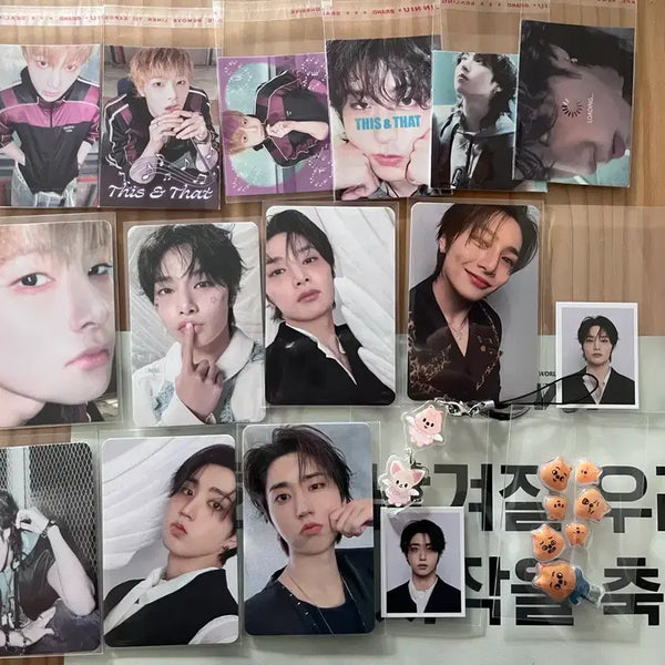 [BUNJANG] Stray Kids HAN I.N. BboBboz Photocard Bundle Set / 스트레이키즈 한&아이엔 뽀뽀즈 포카일괄