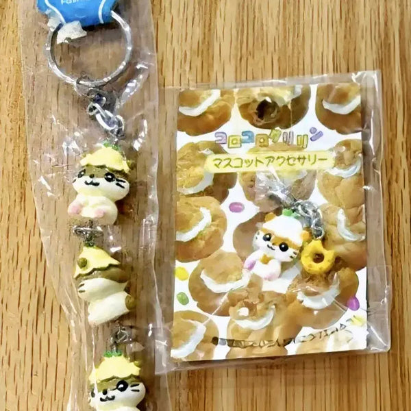[BUNJANG] Corocoro Kuririn 2종 Set Dessert Keychain / 코로코로쿠리링 키링2종세트,디저트 코로코로쿠리링