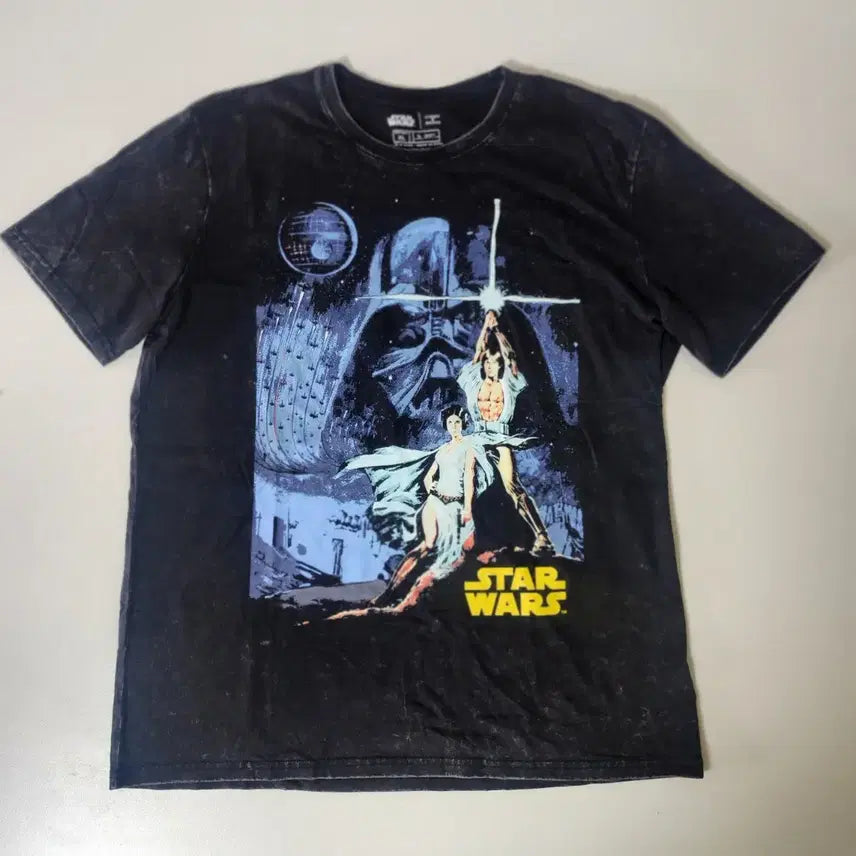 [BUNJANG] Lucky Brand x Star Wars Darth Vader Graphic T-Shirt Black / 럭키브랜드 스타워즈 다스베이더 반팔티 블랙