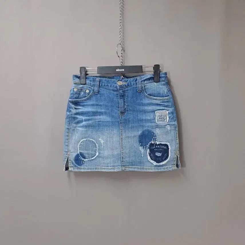 [BUNJANG] Denim Wrap Skirt Pants / 데님 랩 청 치마 바지