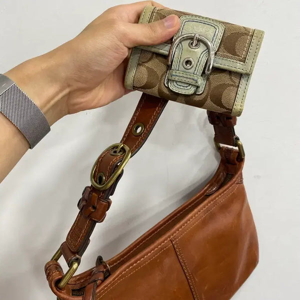 [BUNJANG] Vintage 90s-00s Coach Soho Shoulder Bag / [1+1/유일매물] 90~00s 빈티지 올드 코치 리얼레더 소호 숄더백