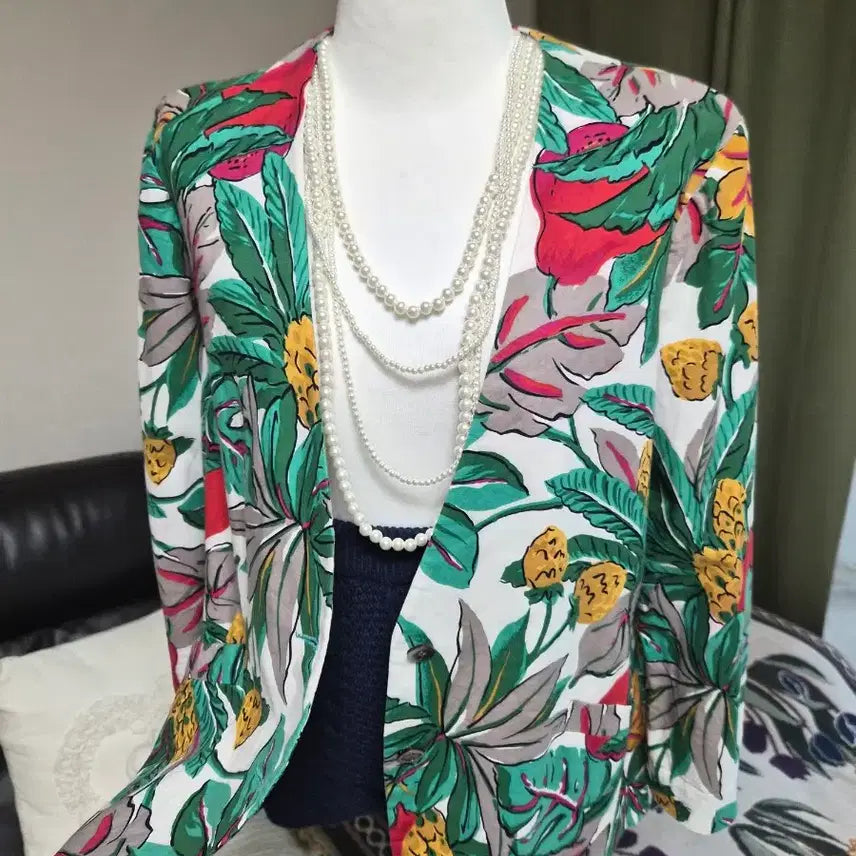 [BUNJANG] Unique Floral Loose Fit Jacket / 유니크 색감예술 루즈핏 자켓