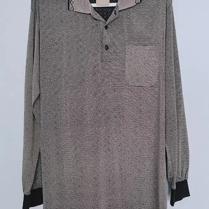 [BUNJANG] K.J.S Men's Long Sleeve Collar T-Shirt Size 100 / K.J.S 남성 긴팔 카라티 100