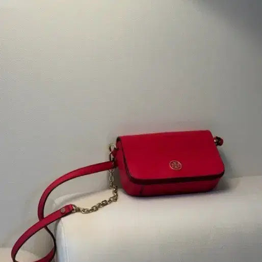 [BUNJANG] Tory Burch Kira Small Shoulder Bag Hot Pink / 토링버치 키라 스몰 숄더백 핫핑크