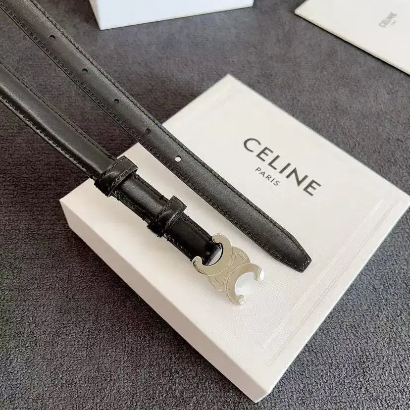 [BUNJANG] Celine Triomphe Silver Buckle Belt / Celin트리옹프 실버버클 벨트 정품