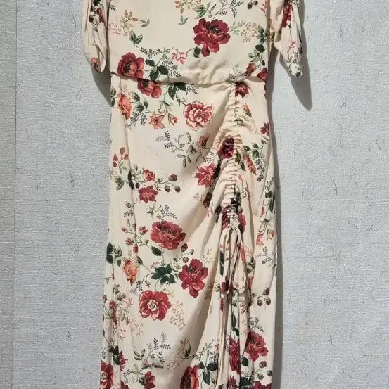 [BUNJANG] Maje Pattern Shirring Long Dress / 마쥬 패턴 셔링 롱 원피스
