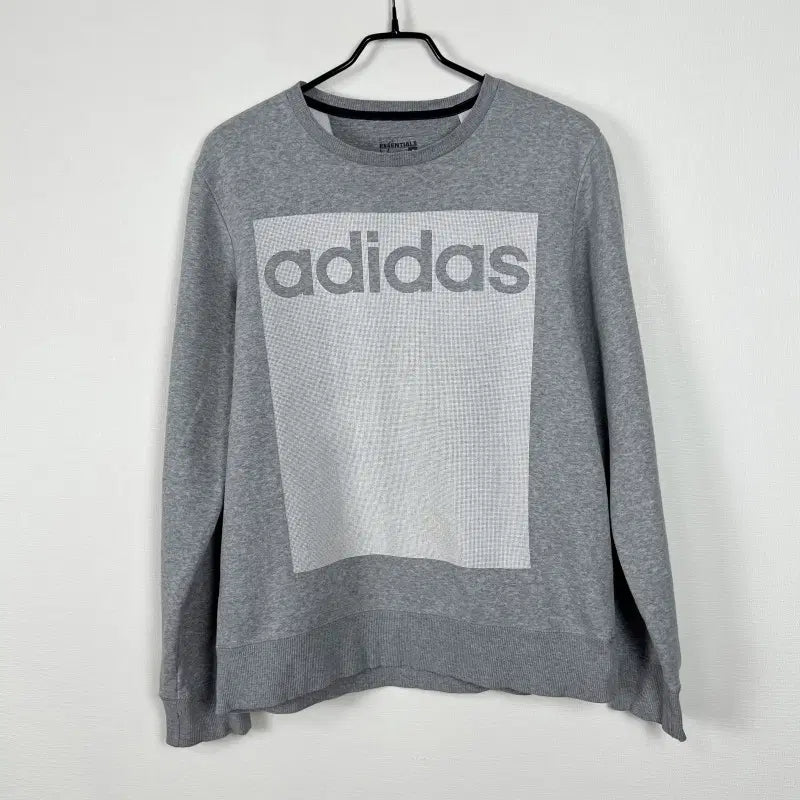 [BUNJANG] Adidas Fleece Sweatshirt Long Sleeve Tee Men's M / 아디다스/기모 맨투맨 긴팔 티 남M 95/라덴