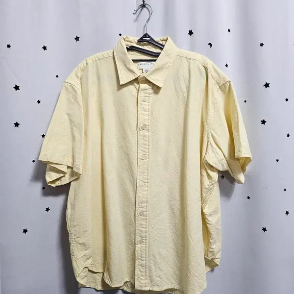 [BUNJANG] La Fume Box Fit Shirt Yellow S / 라퍼지  박스핏 셔츠 옐로우 s