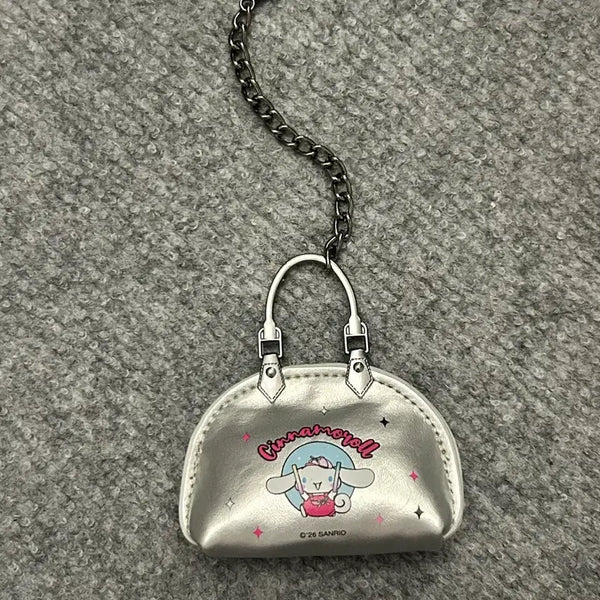 [BUNJANG] Sanrio Characters Pink Party Series Mini Bag Keychain Cinnamoroll / 산리오 캐릭터즈 핑크파티 시리즈 미니가방 키링 시나모롤