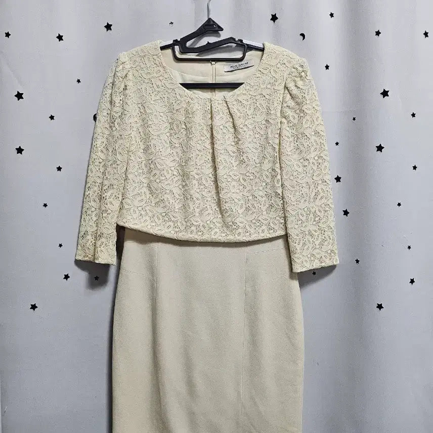 [BUNJANG] MOJO.S.PHINE Cream Lace Two-Piece Suit / 모조에스핀 크림색 레이스 투피스 정장