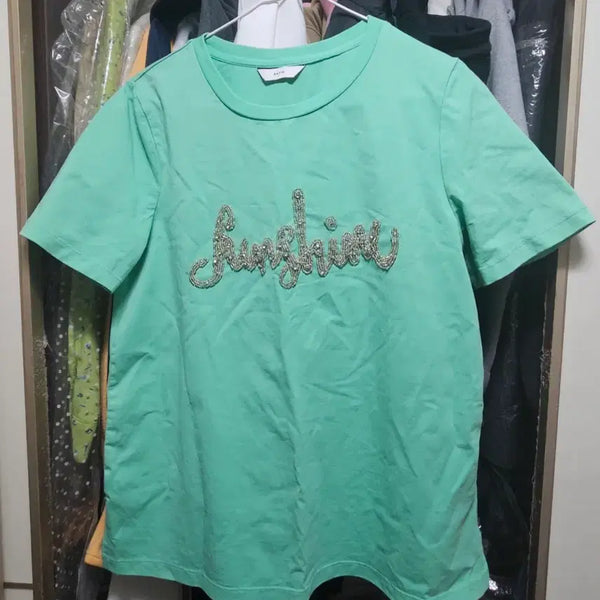 [BUNJANG] Mintcore Cubic Short Sleeve T-Shirt / 민트코어 큐빅 반팔