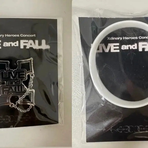 [BUNJANG] XDINARY HEROES Concert Badge Bracelet Set / 엑디즈 립앤폴 뱃지 팔찌 양도