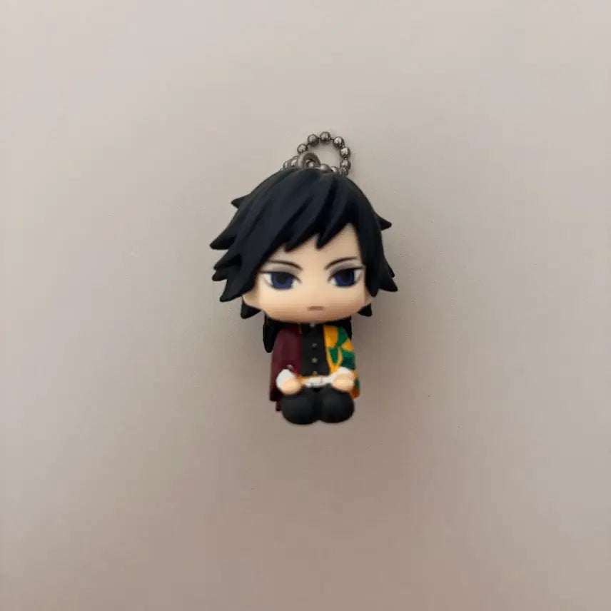 [BUNJANG] Demon Slayer Giyu Tomioka Wobbly Keychain / 귀멸의칼날 토미오카 기유 흔들흔들 유라유라 가챠 키링