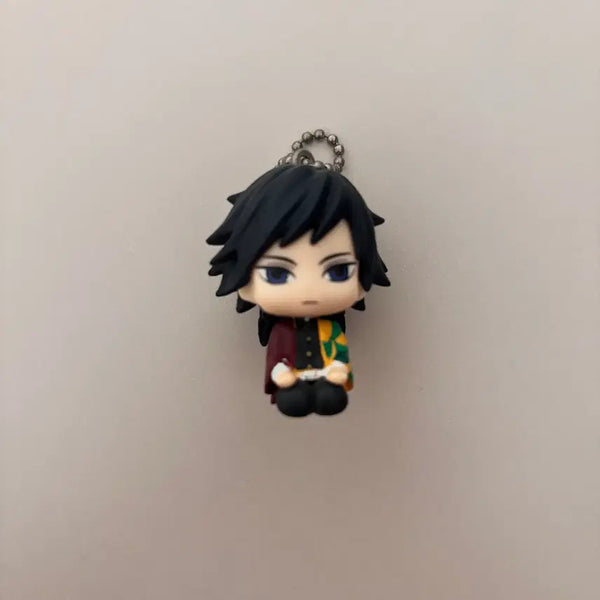 [BUNJANG] Demon Slayer Giyu Tomioka Wobbly Keychain / 귀멸의칼날 토미오카 기유 흔들흔들 유라유라 가챠 키링