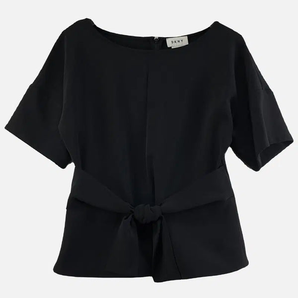 [BUNJANG] DKNY Black Blouse - Size S / DKNY 블랙 여자 블라우스 S O0548