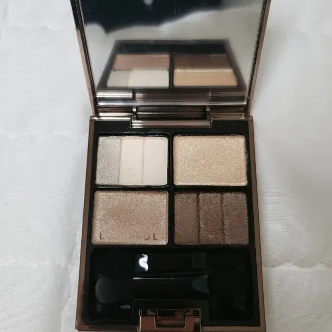 [BUNJANG] Lunasol Steel Dimensional Eyes 01 Neutral Beige Eyeshadow Palette / (2일후판매종료) 루나솔 아이섀도우 4구 팔레트