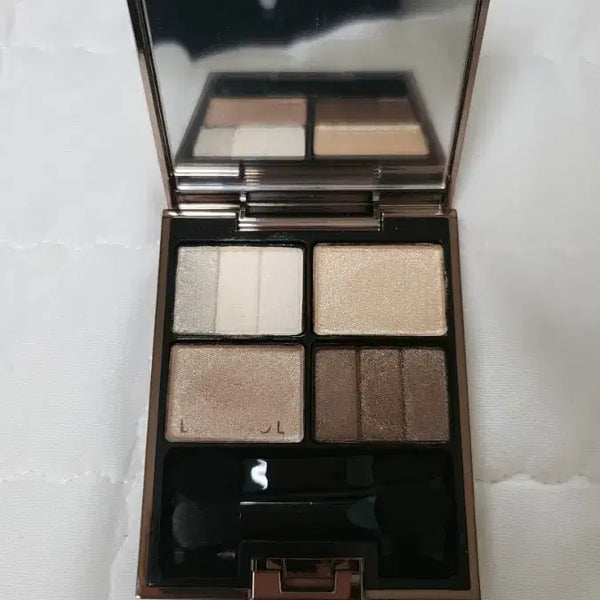 [BUNJANG] Lunasol Steel Dimensional Eyes 01 Neutral Beige Eyeshadow Palette / (2일후판매종료) 루나솔 아이섀도우 4구 팔레트