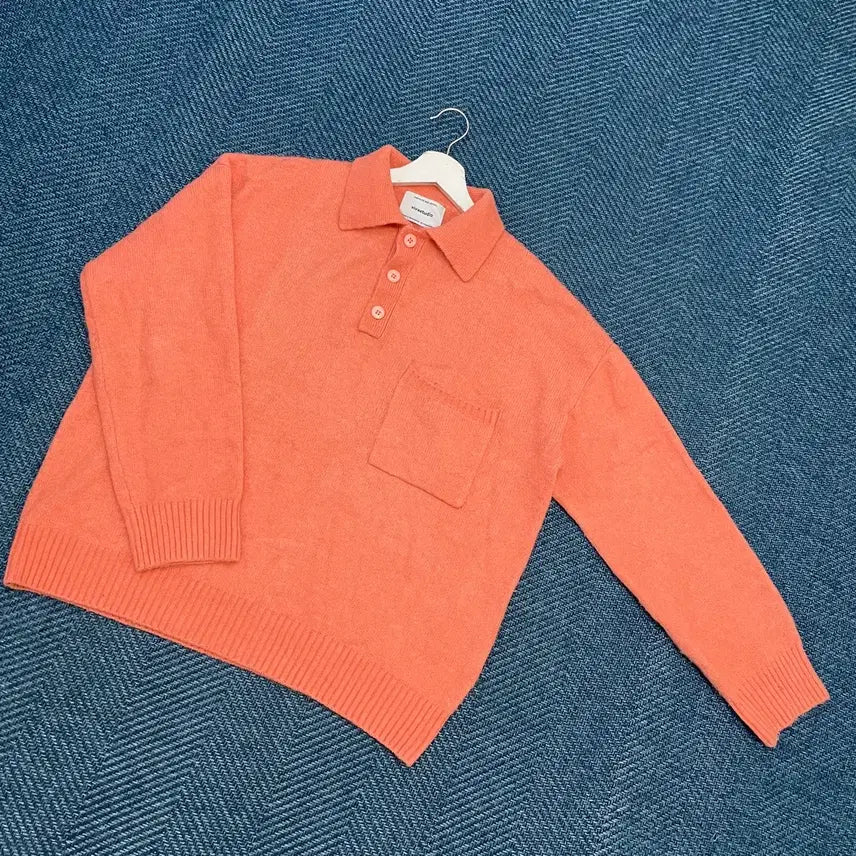 [BUNJANG] Vivastudio Knit Sweater L / [L] 비바스튜디오 카라 니트 만원샵