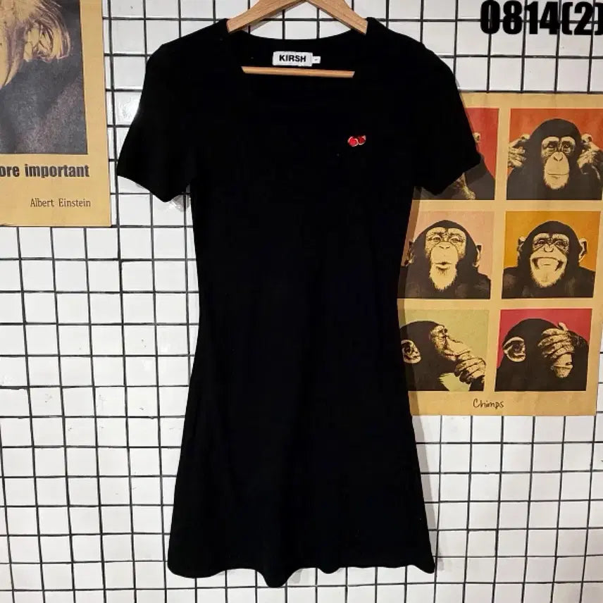 [BUNJANG] Kirsh Short Sleeve Dress Black Size 1 / 키르시 반팔 원피스 블랙 1 0814