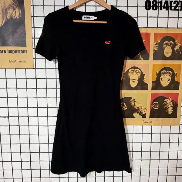 [BUNJANG] Kirsh Short Sleeve Dress Black Size 1 / 키르시 반팔 원피스 블랙 1 0814