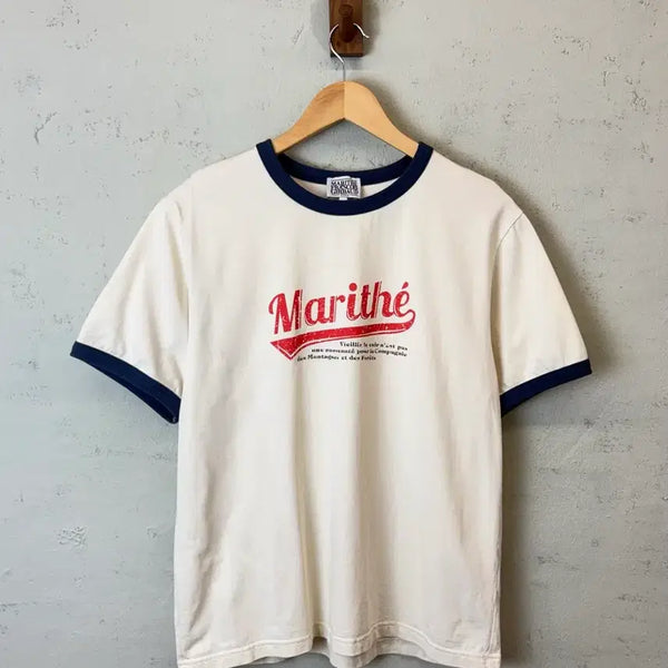 [BUNJANG] Marithe Francois Girbaud Ringer T-Shirt / [L] 마리떼프랑소와저버 반팔 링거티