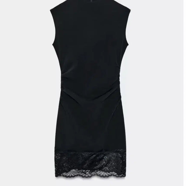 [BUNJANG] Zara Stretch Lace Mini Dress / 자라 스트레치 레이스 미니드레스