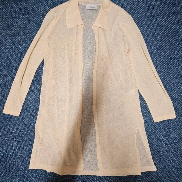 [BUNJANG] LATT BY T Hand-some Beige Long Cardigan / LATT BY T 한섬 가디건 베이지