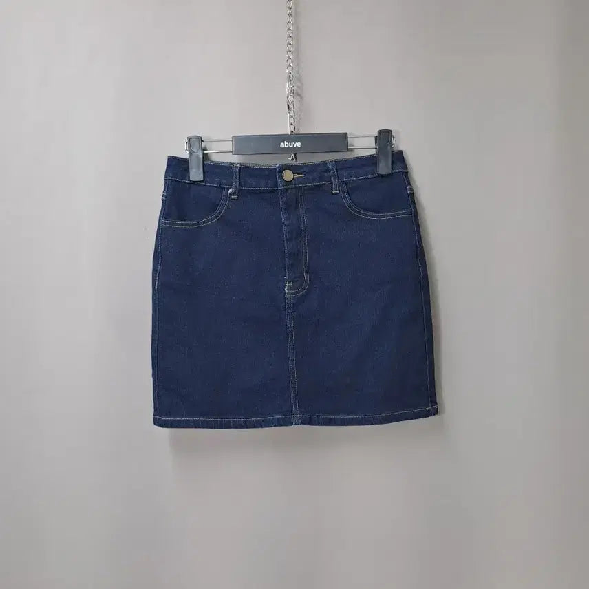[BUNJANG] 66Girls Denim Mini Skirt / 육육걸즈 데님 청 미니 스커트