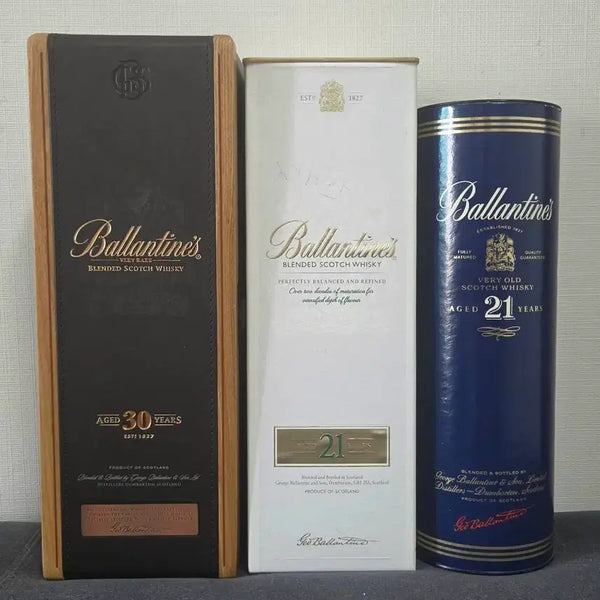 [BUNJANG] Ballantine's 30 Year Old & 21 Year Old Whisky Empty Bottles with Case / 발렌타인 30년, 21년 위스키 공병