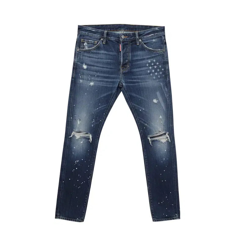 [BUNJANG] Dsquared2 Men's Distressed Denim Pants Size 48 / 디스퀘어드2 데미지 데님 남성 팬츠 48